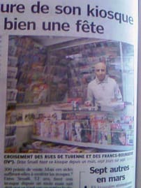 le kiosquier dans l'article du Parisien du 2 mars