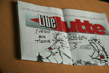 Libélutte, fanzine édité lors des grèves de 2006