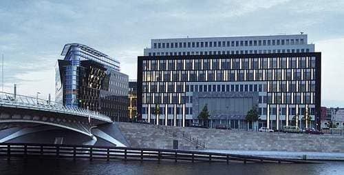 Le bâtiment du Bundeskonferenzpresse à Berlin