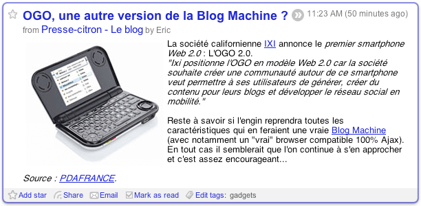 blog machine
