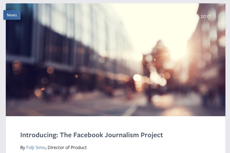 The-Facebook-Journalism-Project